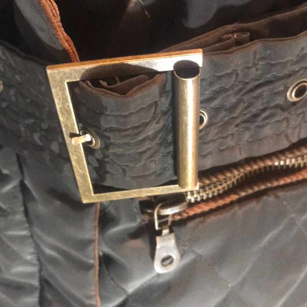 “ZARA BASIC” Quilted Olive Green Belted Jacket. - Picture 14 of 16